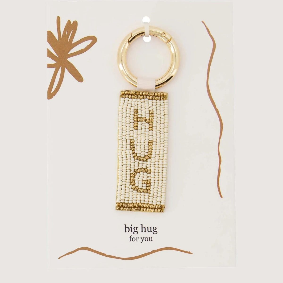 Zusss ansichtkaart sleutelhanger hug