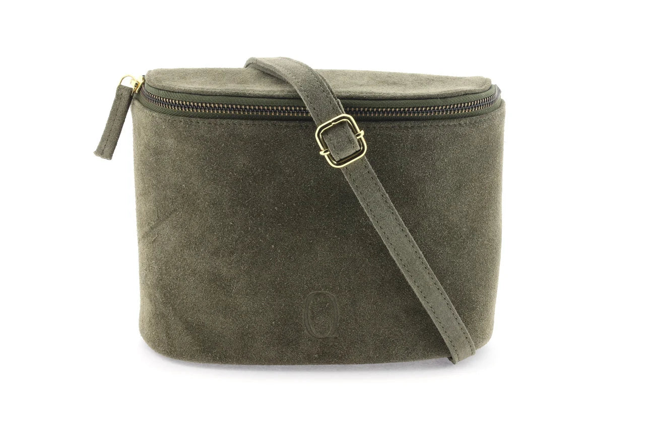 Yvette tas bruin suède