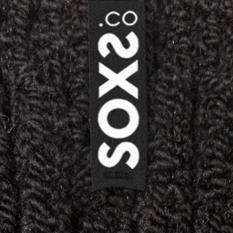 sox3534 streetwear medium zwarte wol thunder storm 37-41