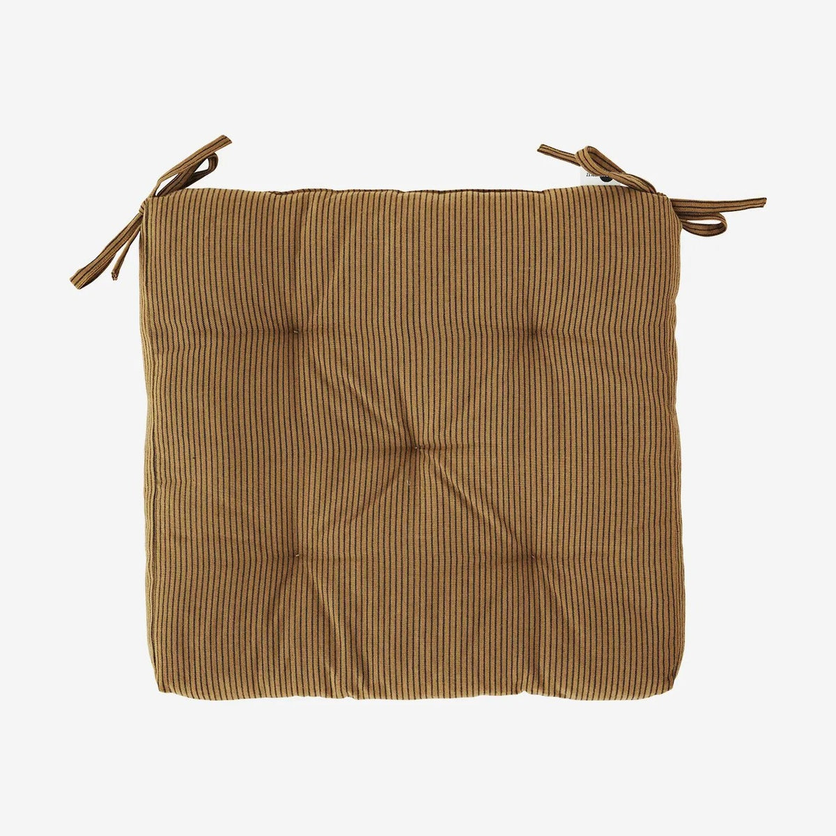 Madam stoltz striped cotton chair pad