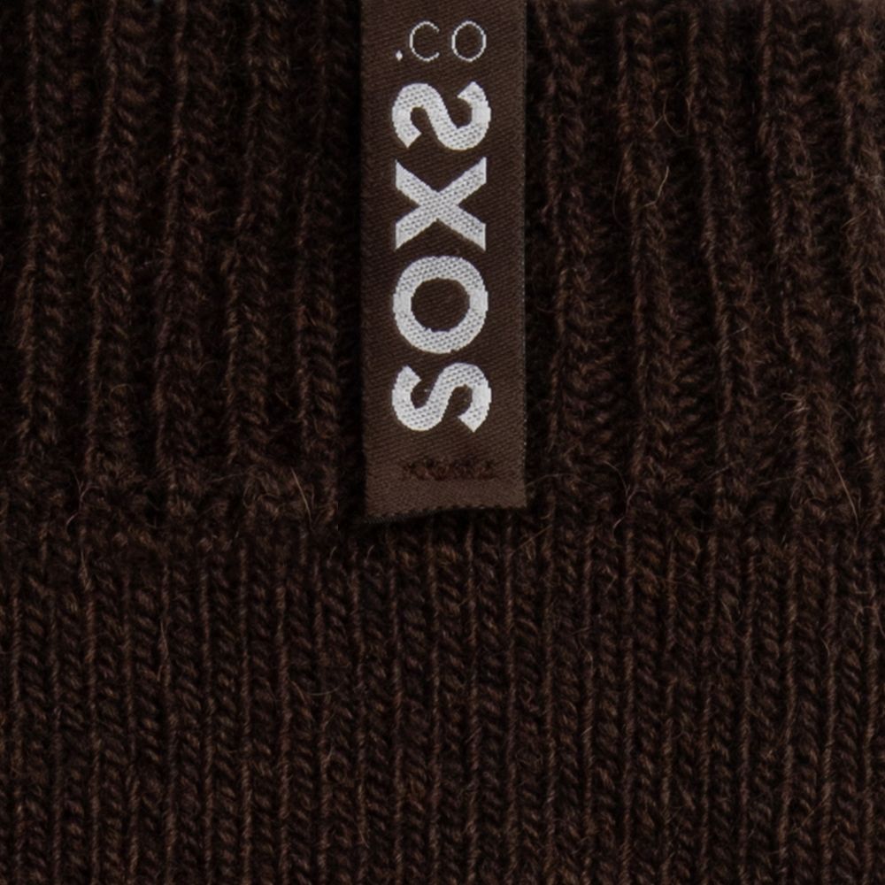 Soxs sox3816 Coldproof medium donkerbruine wol dark earth 37 - 41