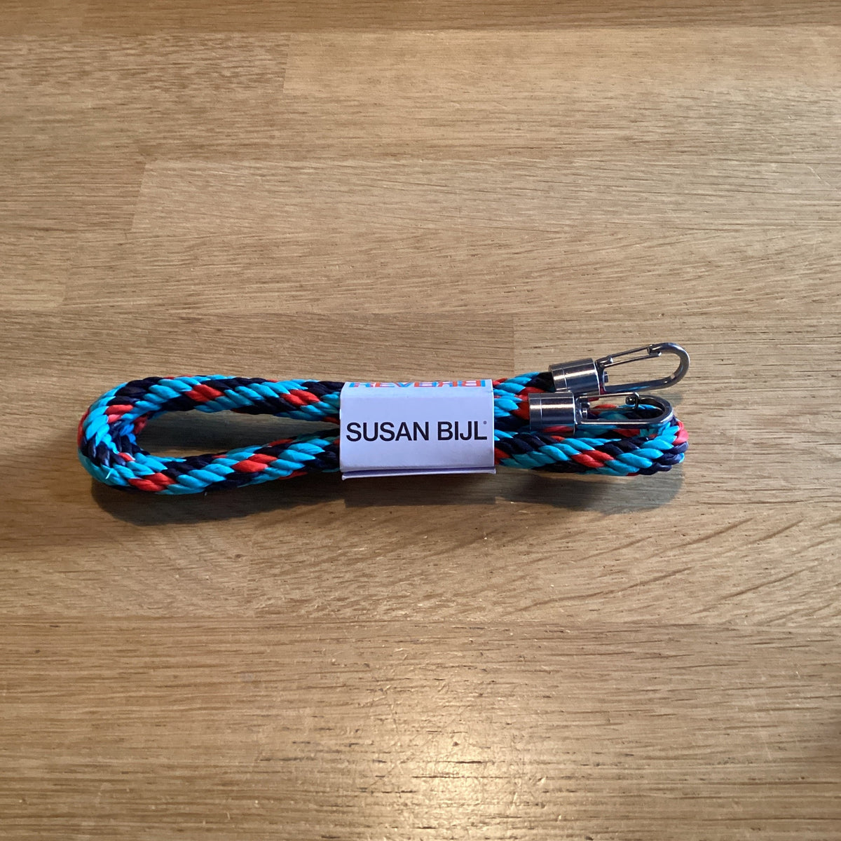 The New Kumihimo Strap Key Blue F Red Alert Short