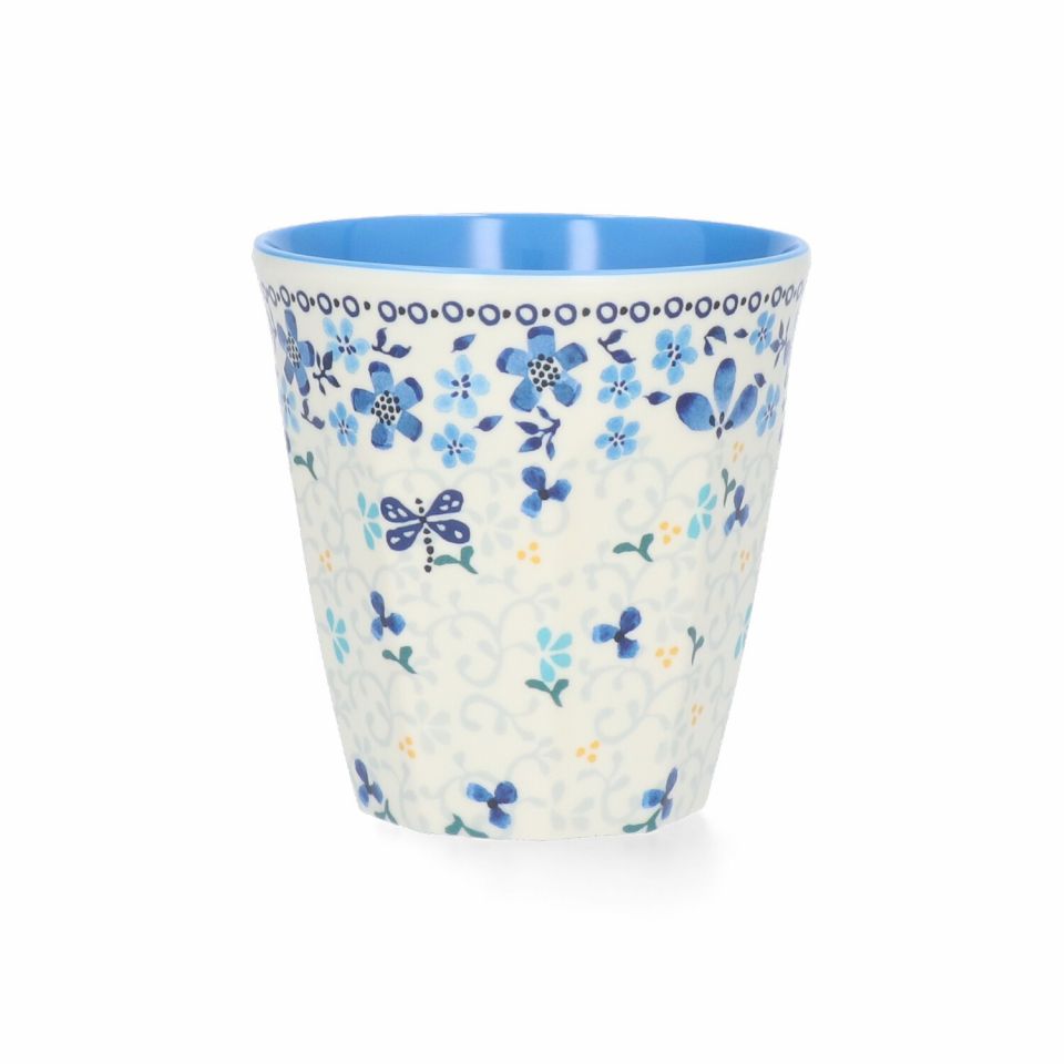 Bunzlau Melamine Cup Dragonfly Garden