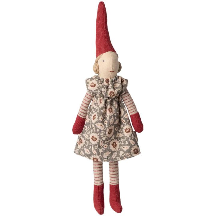 Maileg pixy size 1 girl winter mint dress