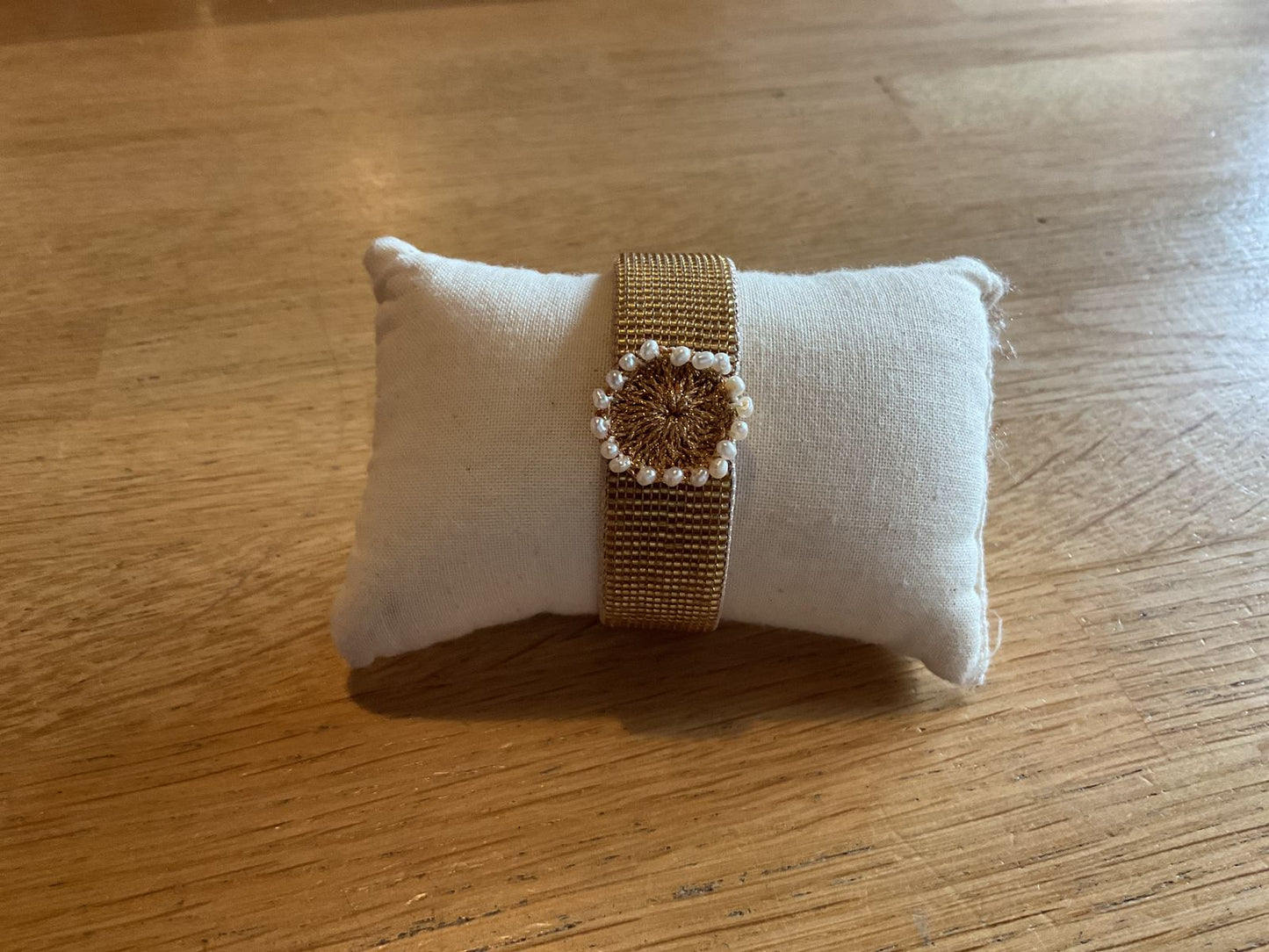 Ibu Bracelet Gold Bamboo DH