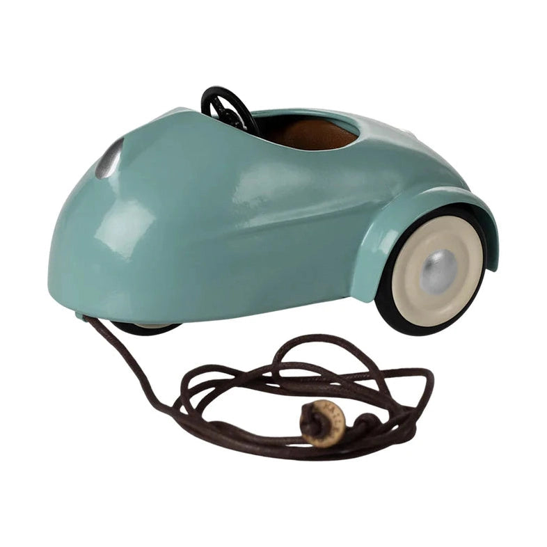 Maileg car light blue mouse