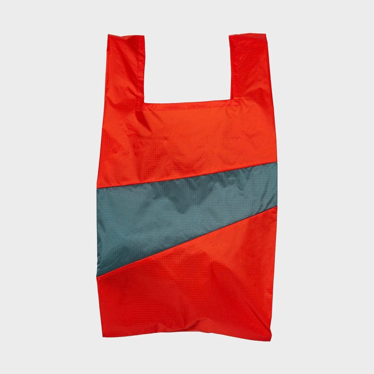 Susan Bijl the new shopping bag Red Alert & Pine LARGE
