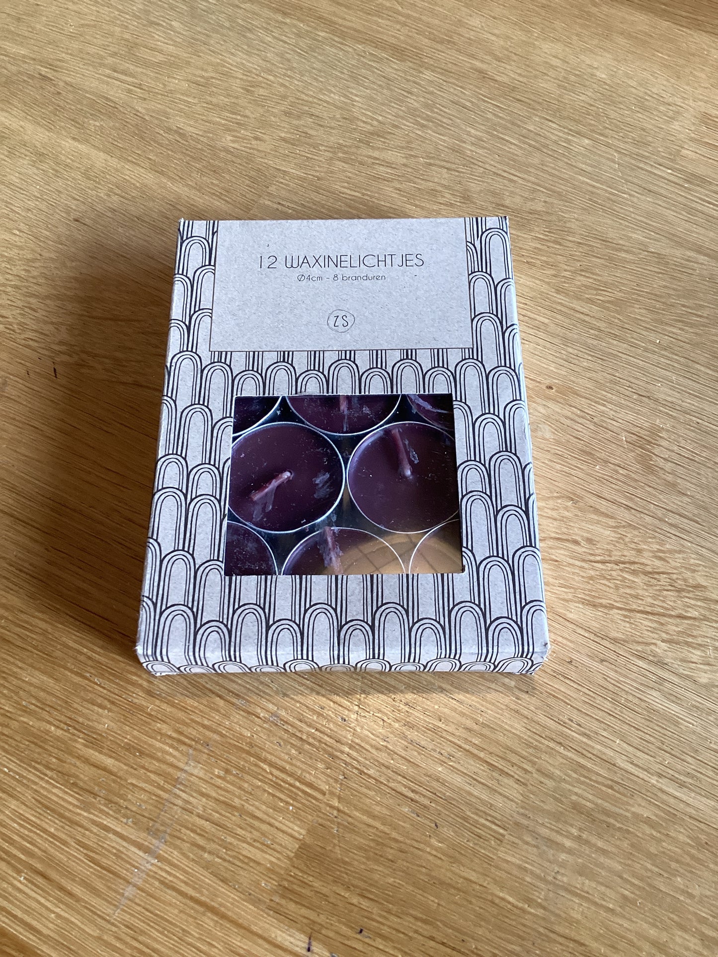 waxinelichtjes aubergine