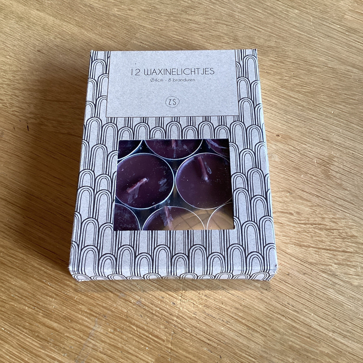 waxinelichtjes aubergine