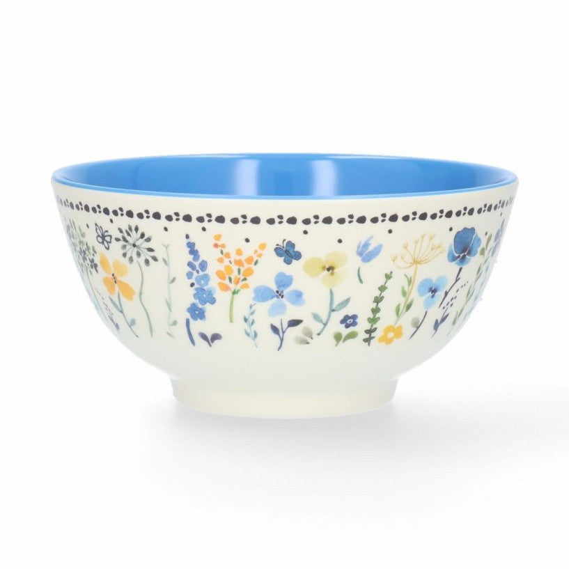 Bunzlau Melamine Bowl Wild flowers