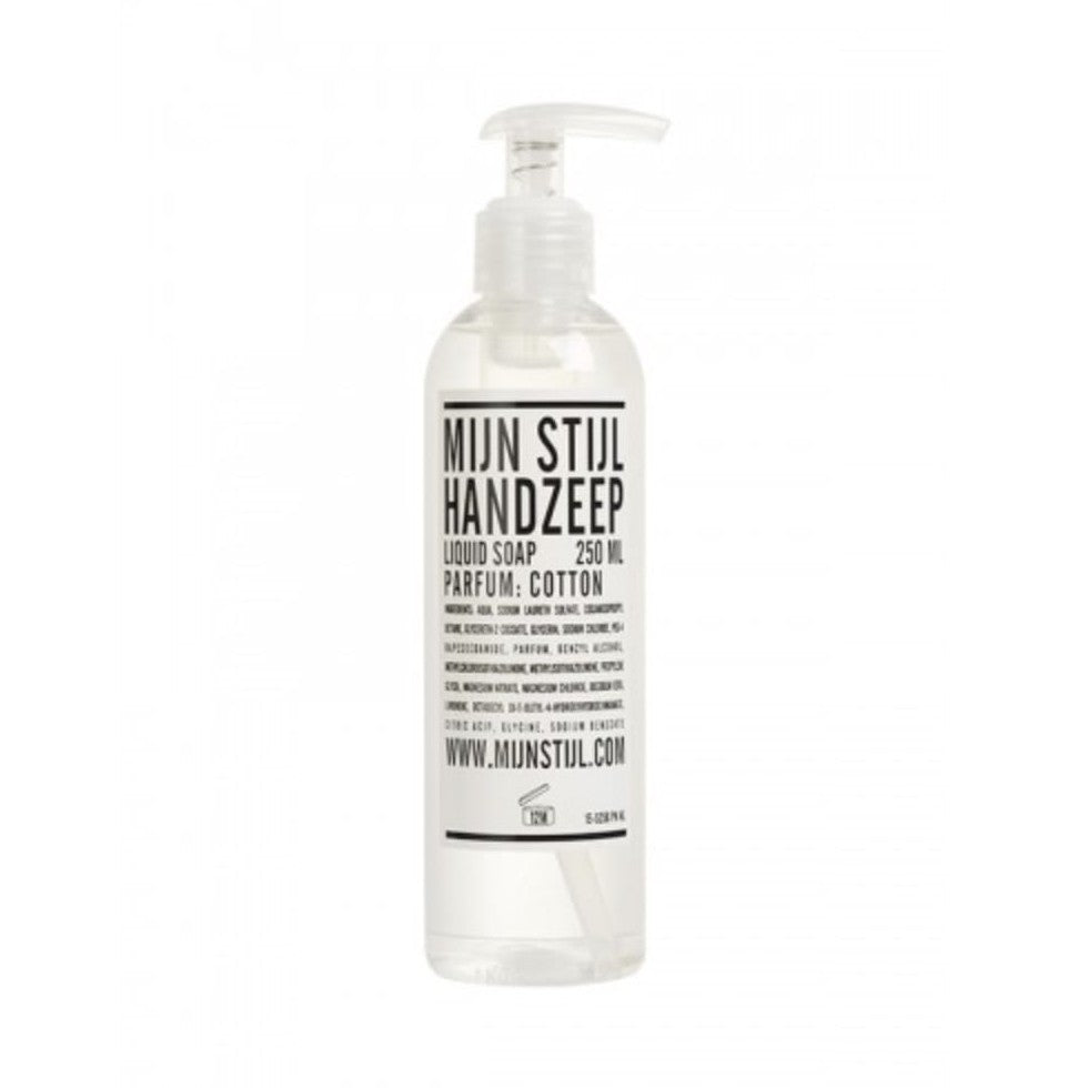 Mijn stijl handzeep transparant parfum cotton 250ml