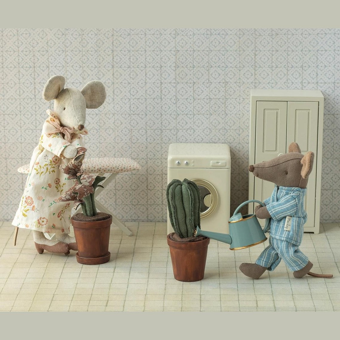 Maileg Big brother mouse Brown in matchbox