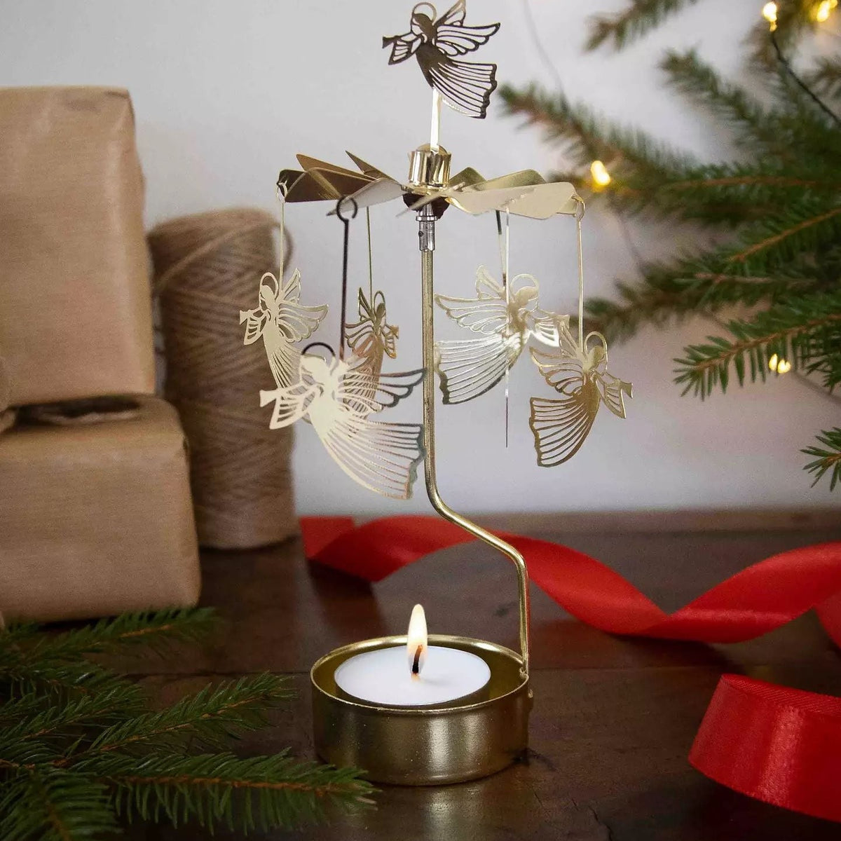 Pluto theelicht spinner flying angel gold