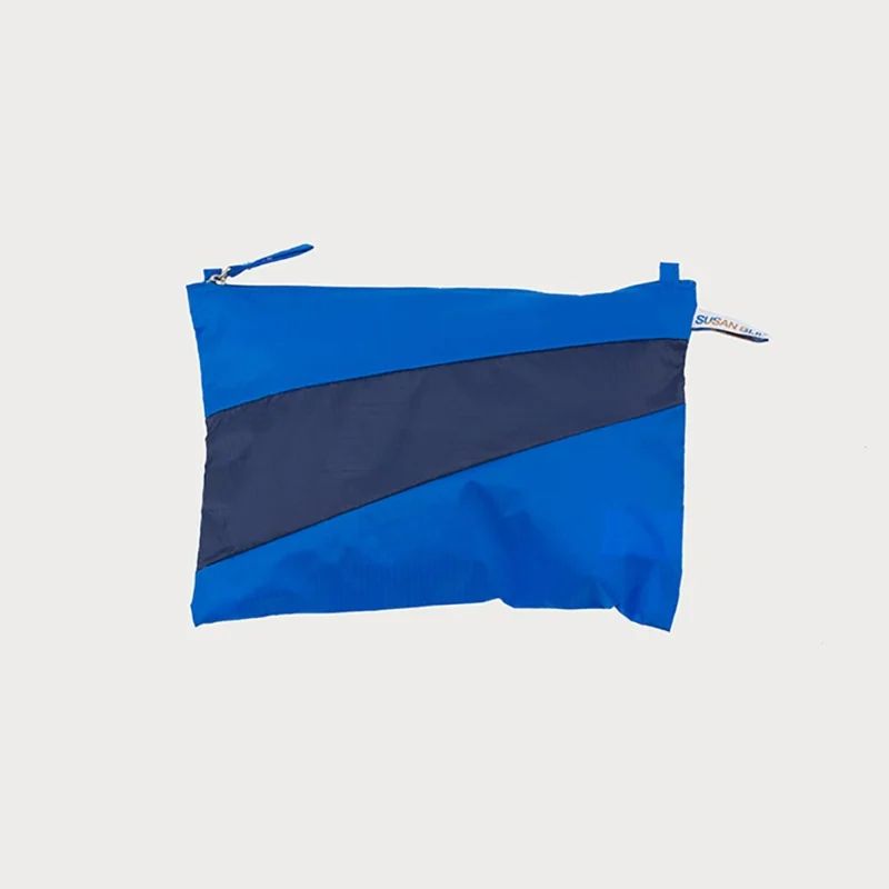 Susan Bijl the new pouch blue & navy large