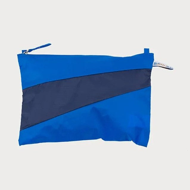 Susan Bijl the new pouch blue & navy large