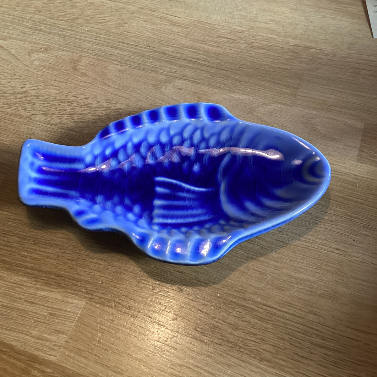 Visschaaltje blauw