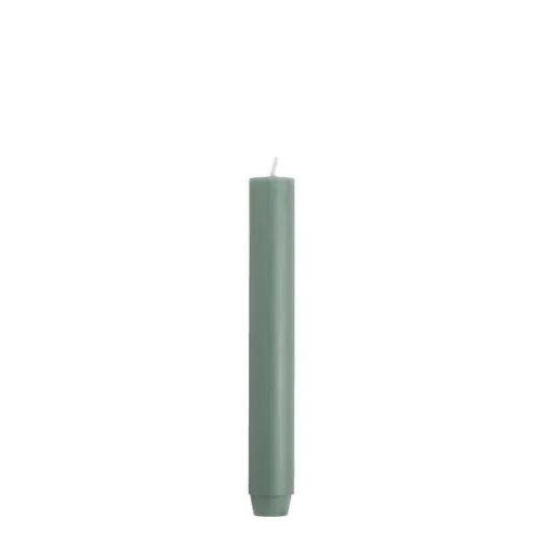 Rustik lys Dinerkaars Oliegroen 18cm