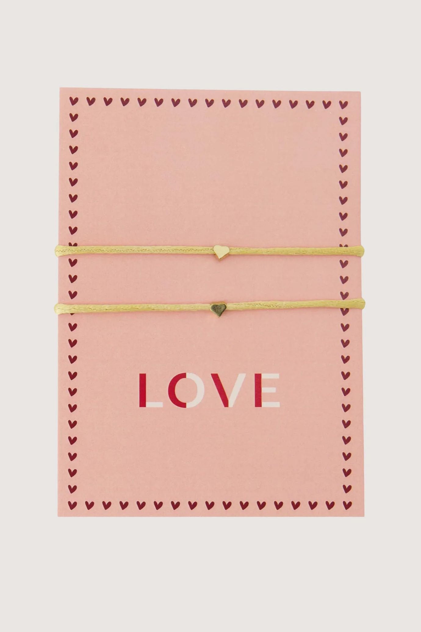 Zusss ansichtkaart vriendschapsarmbandjes love