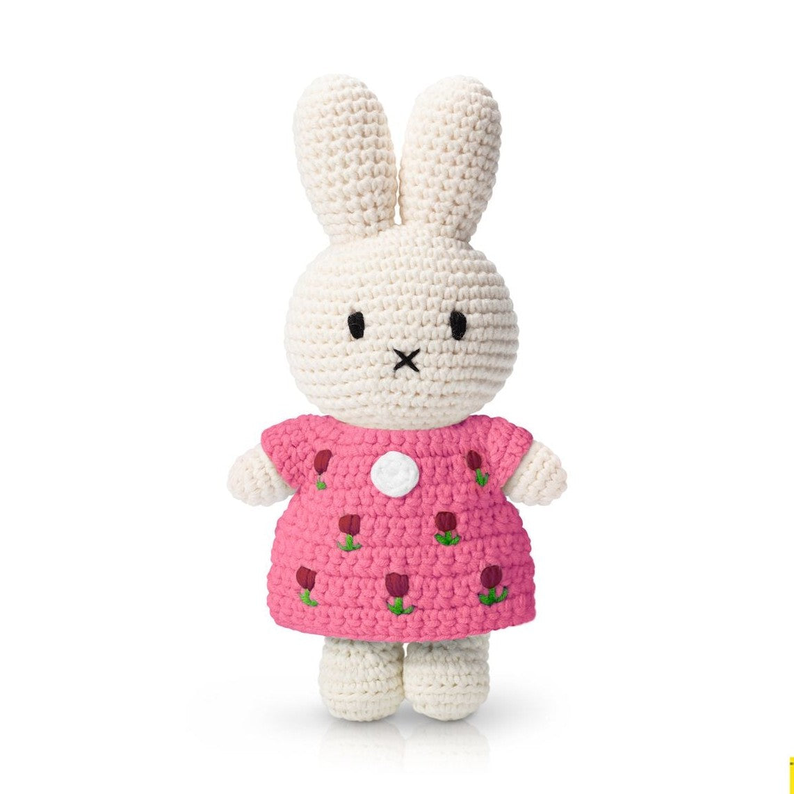 Just dutch miffy / nijntje handmade and her pink tulip dress