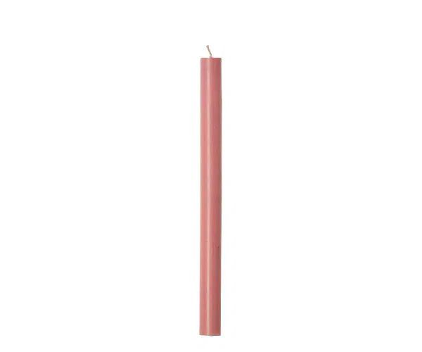 Rustik lys Dinerkaars Staub Rosa 30cm