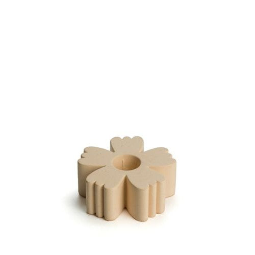 Rustik lys kandelaar concrete flower apricot