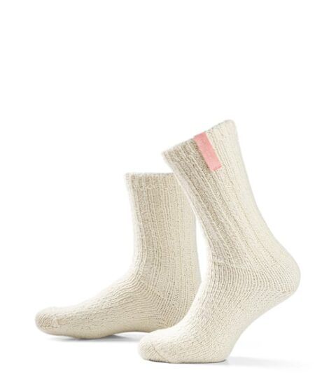 sox3307 soxs sleepwell medium off white wol pink 37-41
