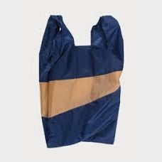 The new Shopping Bag Navy & Camel large