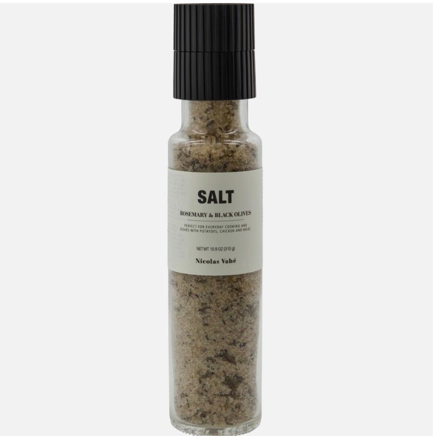 Nicolas Vahé salt rosemary & black olives 310 gram