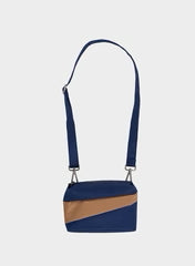 The New Bum bag Navy & Camel Small