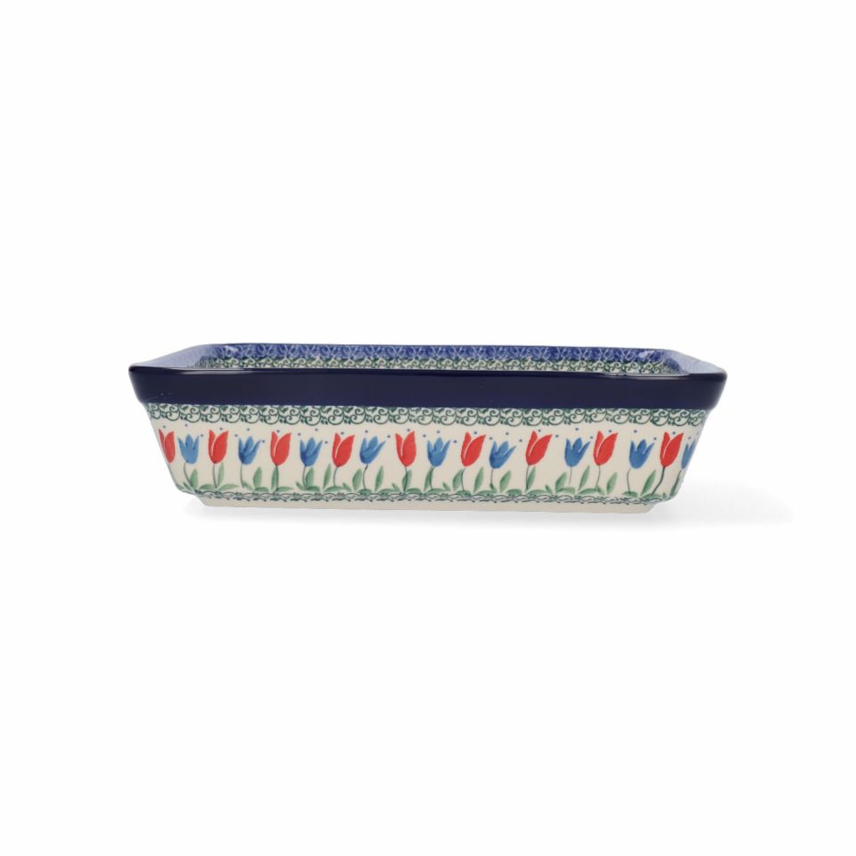 Bunzlau Oven Dish Rectangular 2850 ml Tulip Royal
