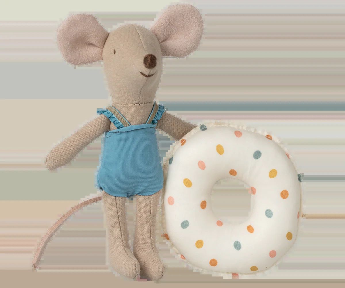 Maileg Beach mouse with float little sister