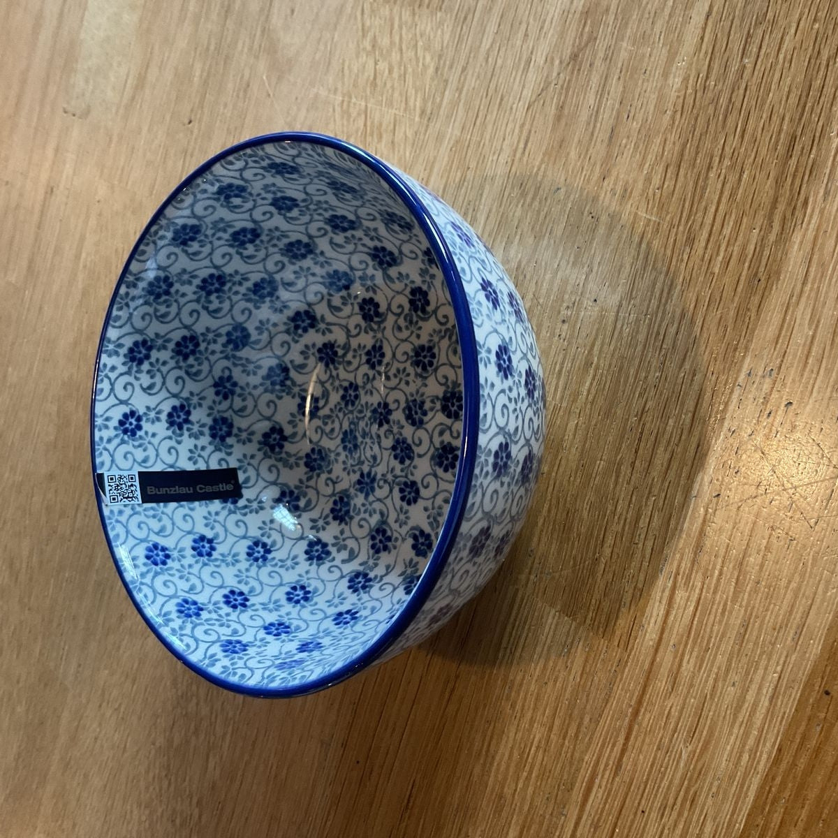 Bunzlau castle rice bowl 600 ml flower fountain
