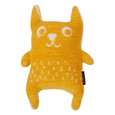 Klippan Cuddly puppet little bear yellow