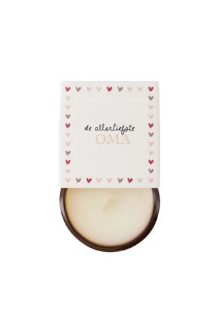 Zusss geurkaarsje in wikkel de allerliefste oma