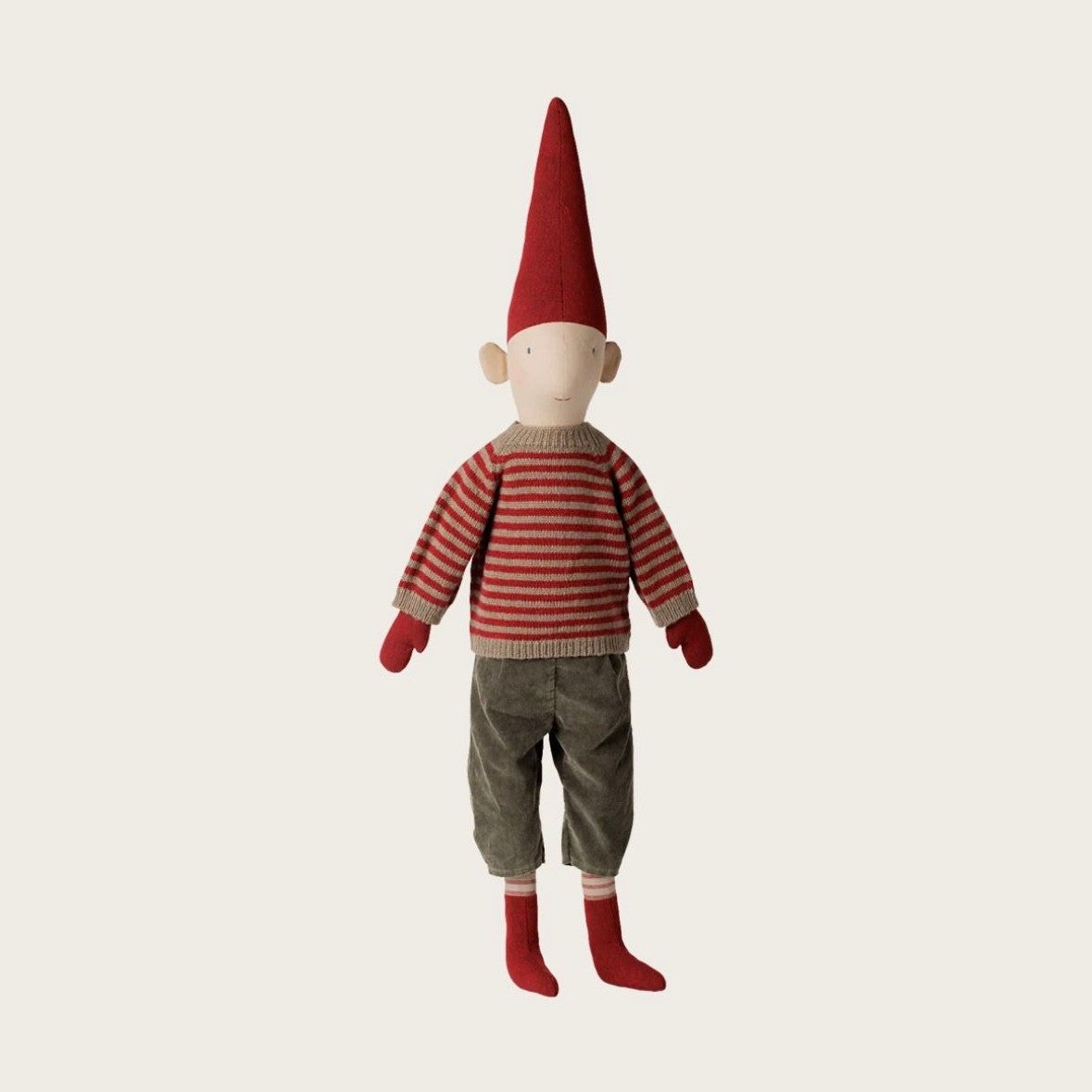 Maileg pixy size 5 boy striped knitted sweater