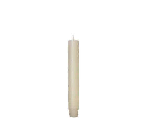 Rustik lys dinerkaars cream 18cm