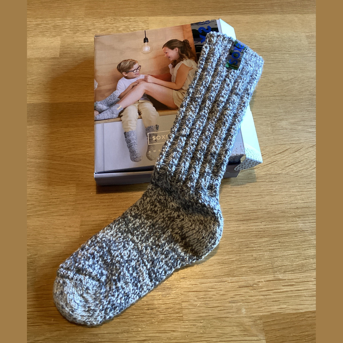 Kids knee high twisted blue 3414 30-34