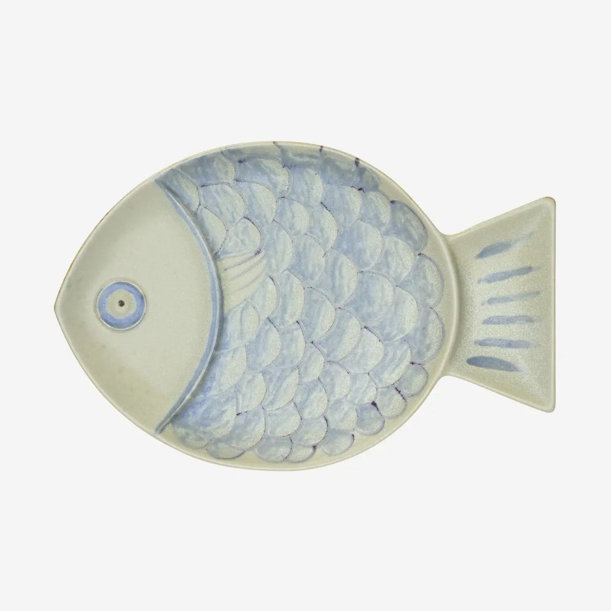 Madam stoltz stoneware fish tray