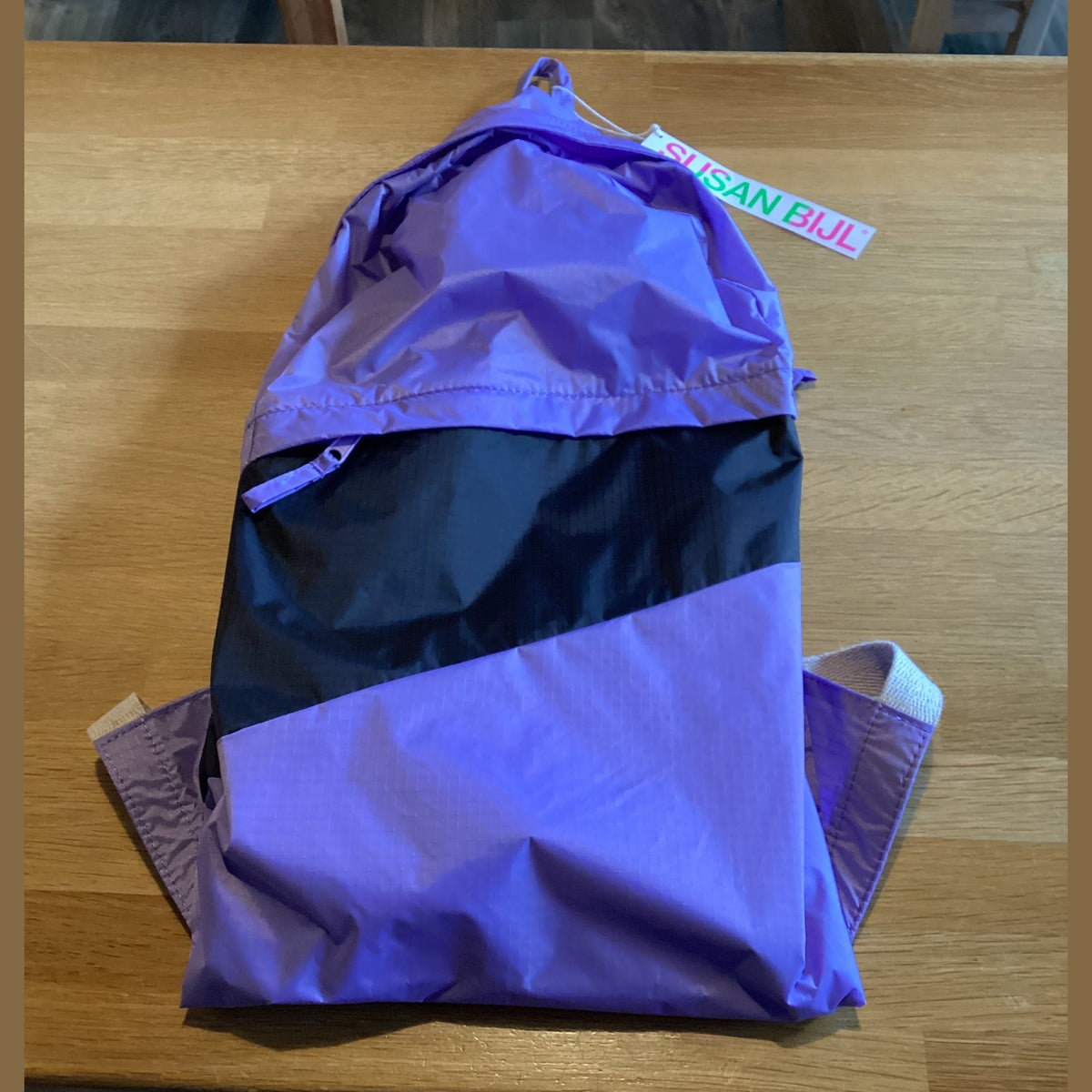 The new Foldable backpack treble&black L