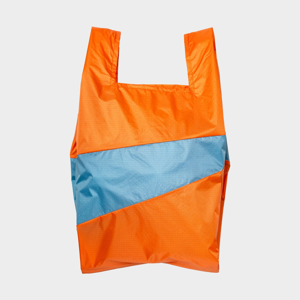 The new shopping bag orange & ocean large
