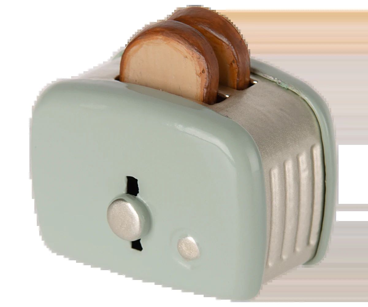 Maileg toaster mouse mint