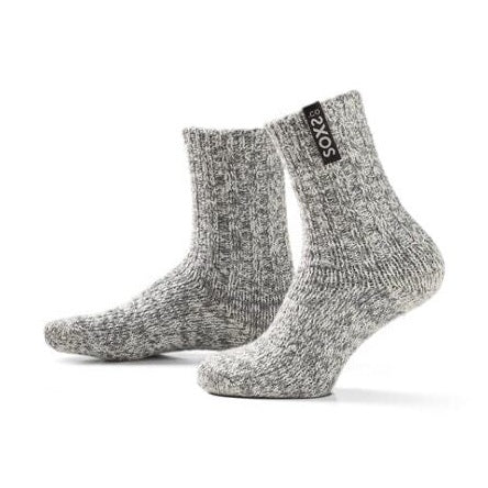 sox3215 original medium grijze wol jet black 37-41