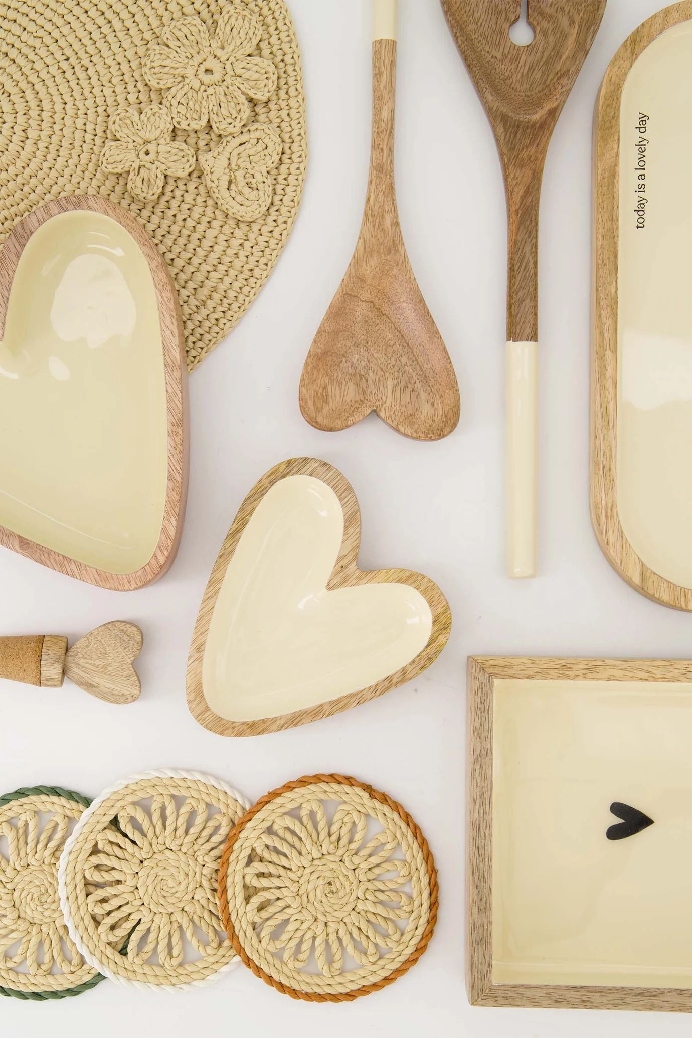 Zusss houten kom hartje S