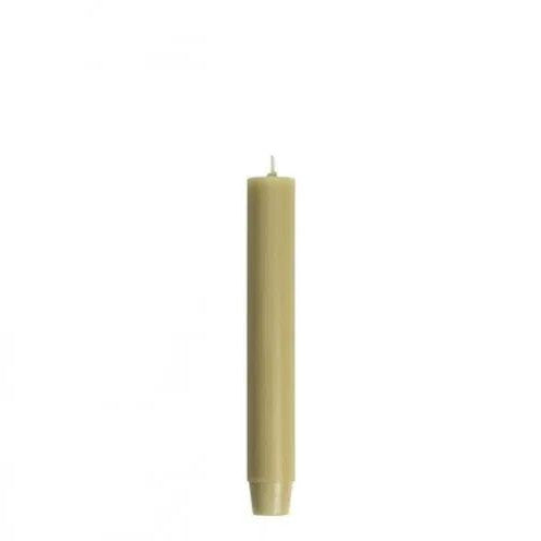 rustik lys Dinerkaars Beige Olijf 18cm