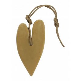 Hanger Hart XL argile jaune parfum lotus jasmijn