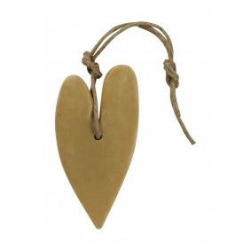 Hanger Hart XL argile jaune parfum lotus jasmijn