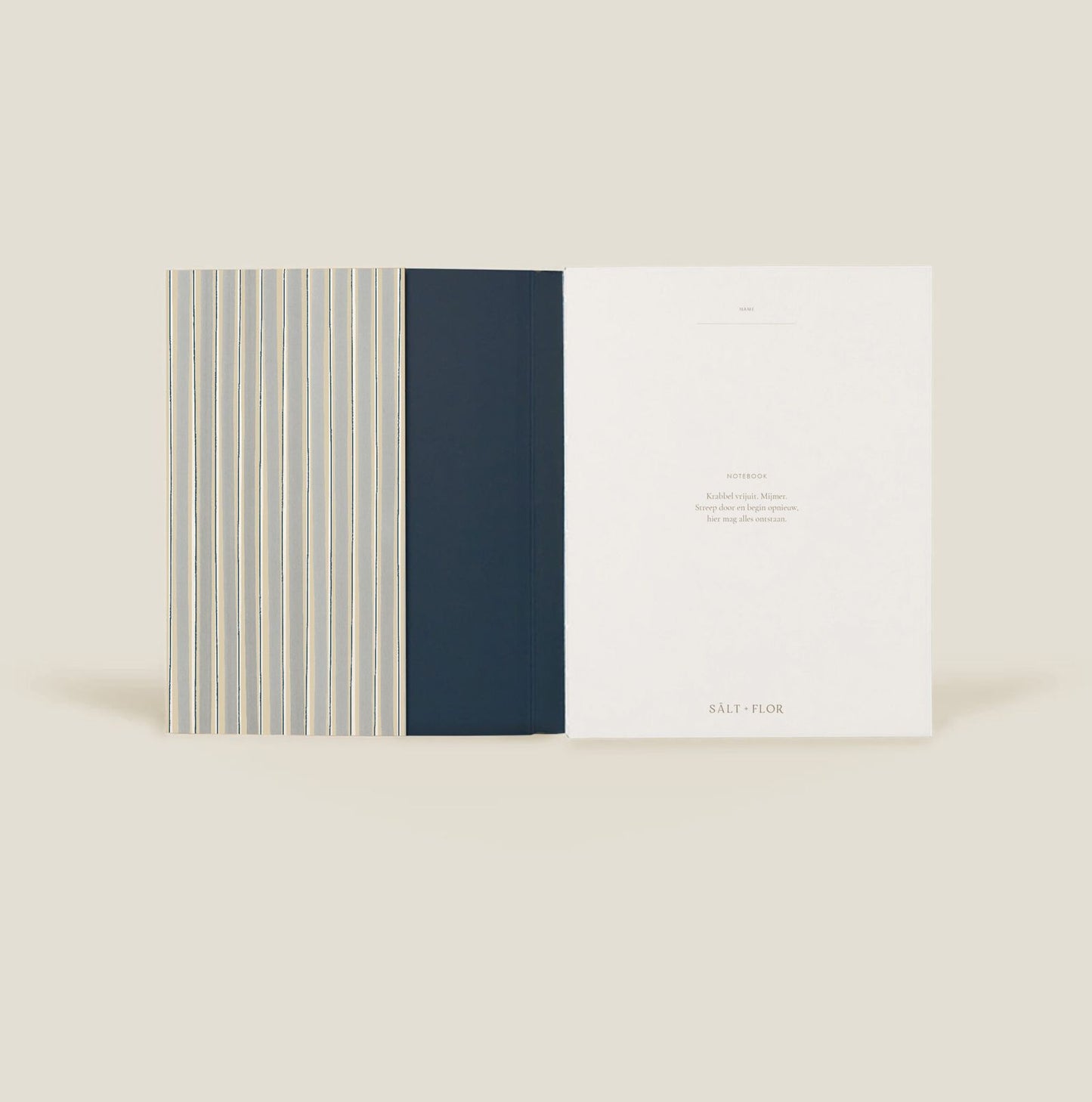 Salt + Flor Notebook Waddenstrepen