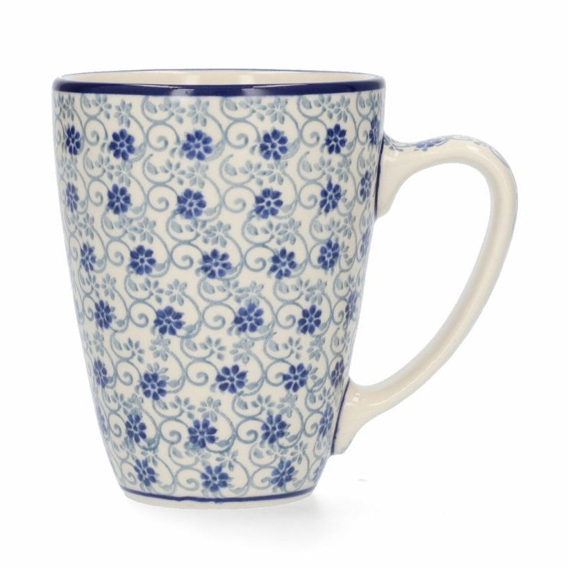Bunzlau castle mug with ear 340 ml flower fountain