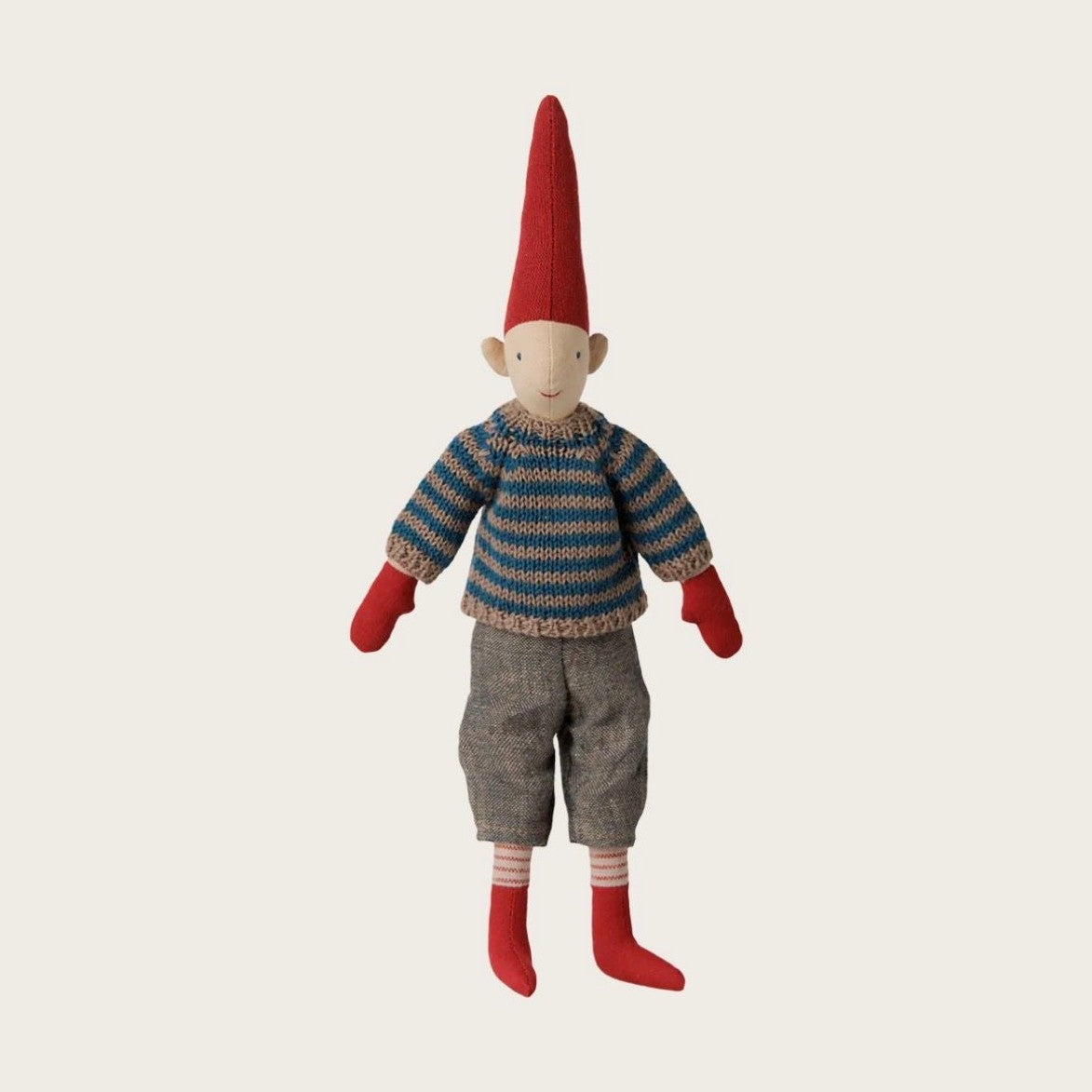 Maileg pixy size 2 boy striped knitted sweater