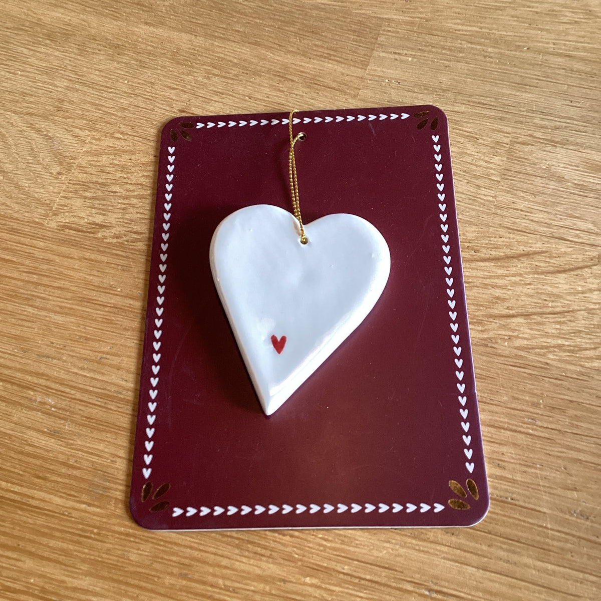 Keramieken hanger hart